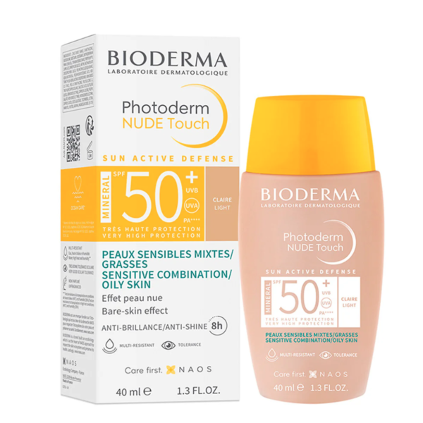Bioderma Photoderm Spf50+ Nude Touch  T. Claro (N.V.) 40Ml