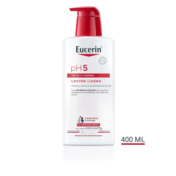Eucerin Locion Ligera Para Piel Seca y Sensible 400 Ml